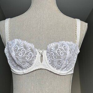 LOU France 🇫🇷 Elegant Sexy European Lace Bra – Size 34C